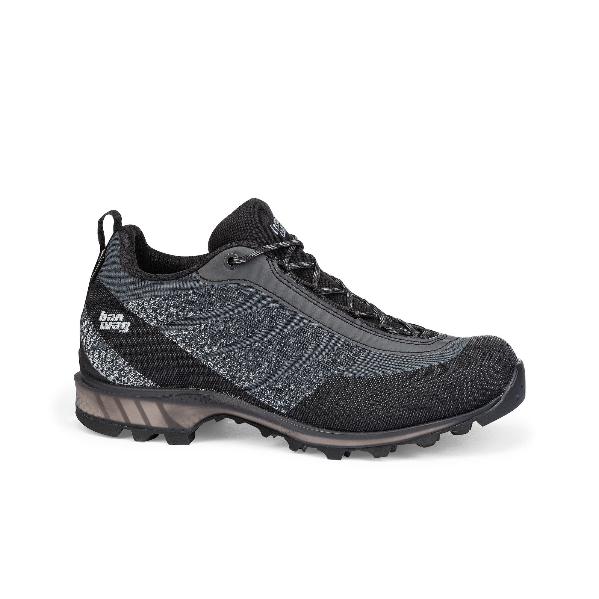 Hanwag Men's Ferrata Light Low GTX Mountaineering Shoes Deep Grey/Black UXNFW6574